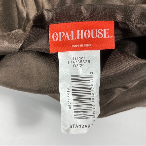 Opalhouse STANDARD Smoke Brown Velvet Pillow Sham - Picture 4 of 7